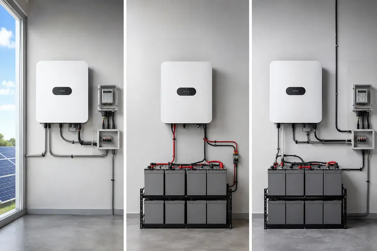 On-Grid, Off-Grid ve Hibrit İnverter Farkları