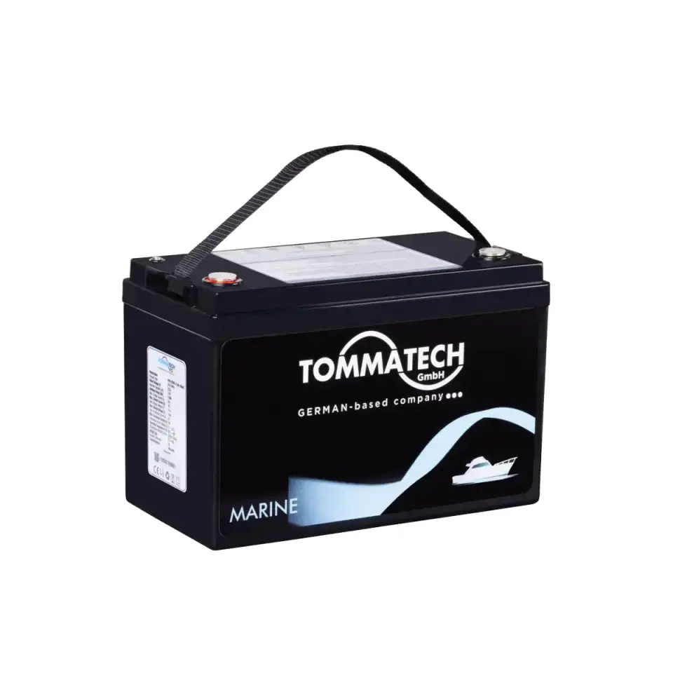 TommaTech Marine 12,8V 100Ah ABS Kasa LiFePO4 Batarya