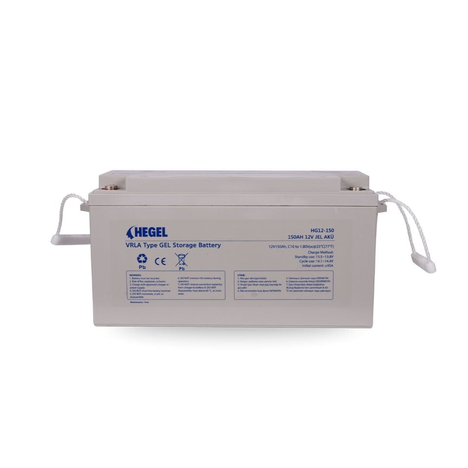 Hegel HG12-150 12V 150Ah Deep Cycle Jel Akü