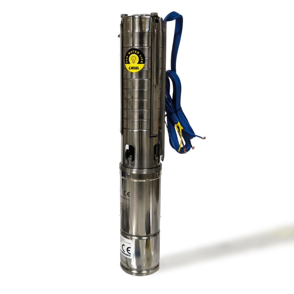 Hegel 4US1300-95/7.5D 96V 1300W Solar Dalgıç Pompa