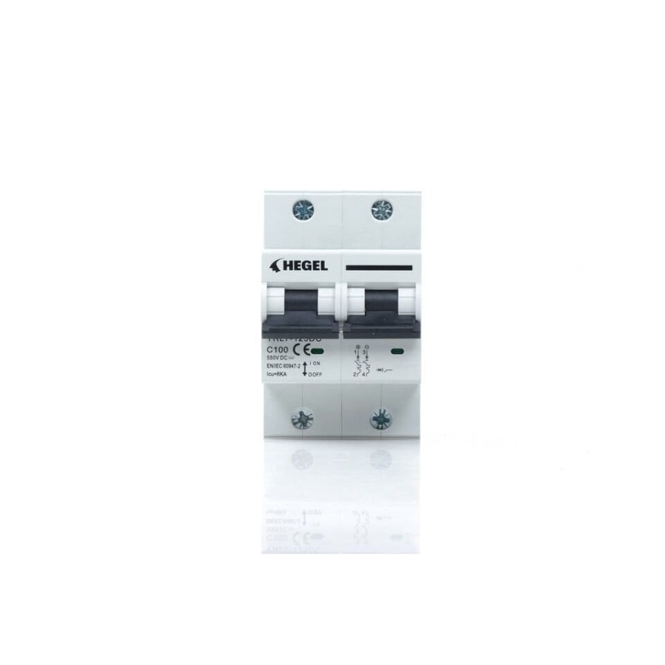 Hegel YRL7-125DC-100A 100A 550V DC Devre Kesici