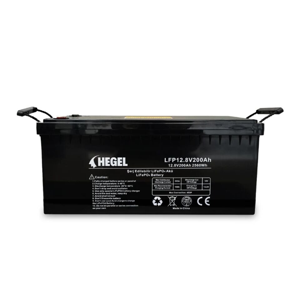 Hegel LFP12.8V200Ah 12,8V 200Ah LiFePO4 Akü