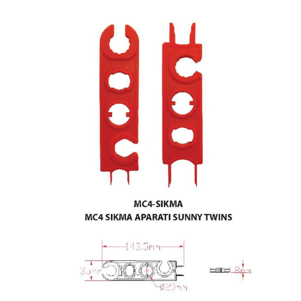 Hegel MC4-SIKMA Sunny Twins MC4 Sıkma Aparatı