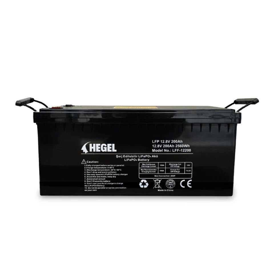 Hegel LFF-12200 12,8V 200Ah LiFePO4 Akü